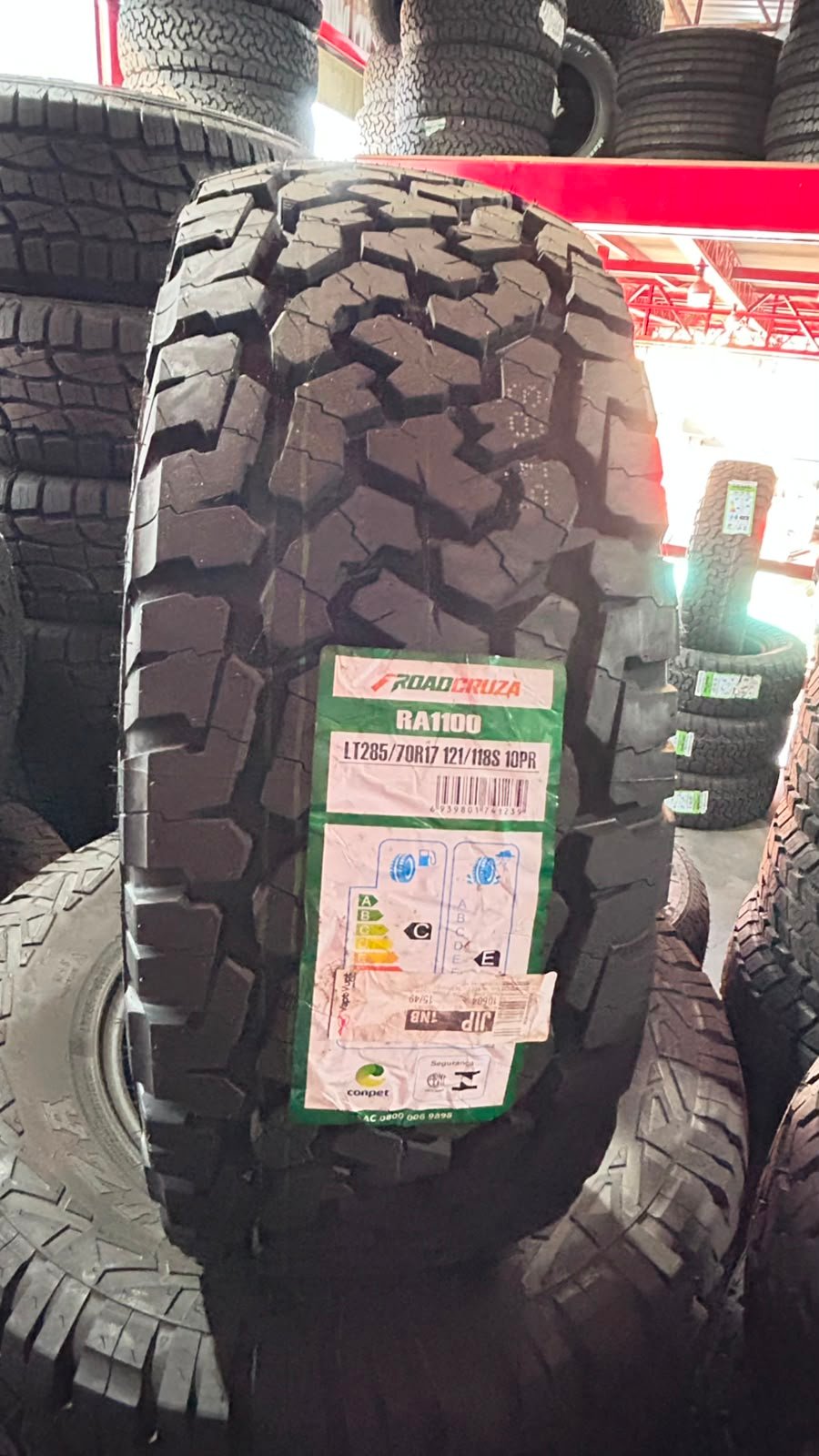 285/70R17 LT LETRA BRANCA