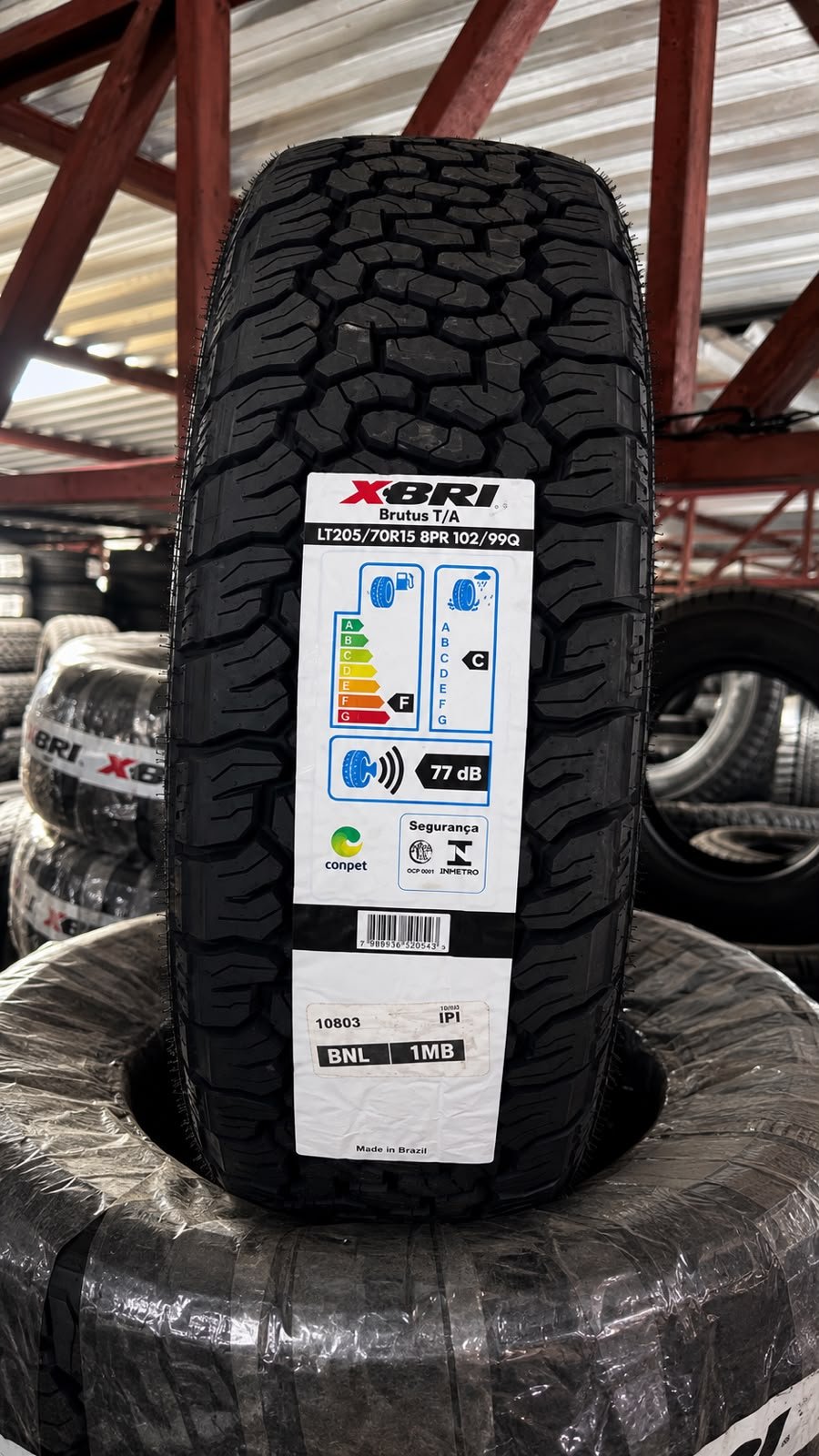 205/70R15 AT LETRA BRANCA